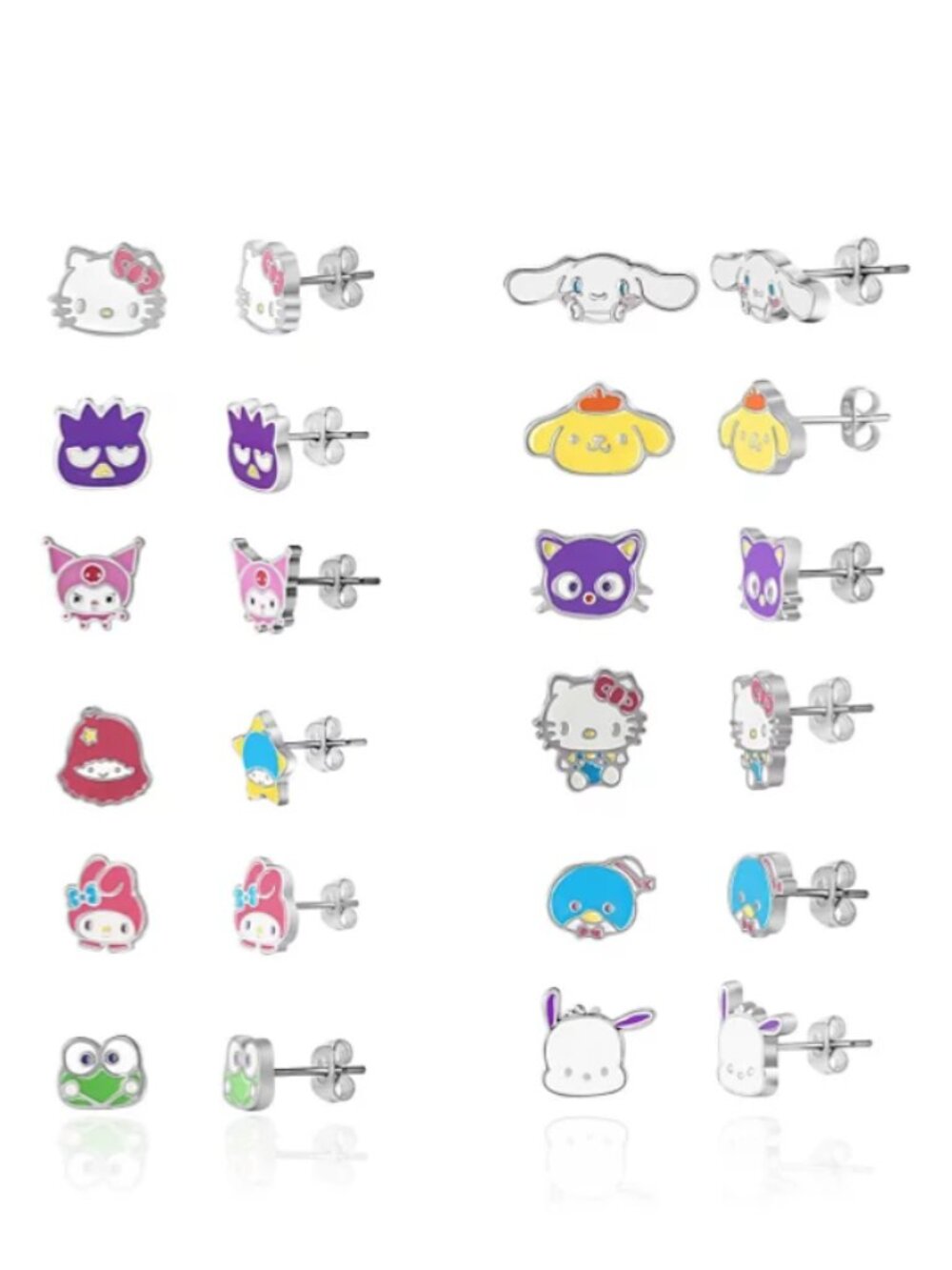 Sanrio Hello Kitty and Friends Earring Set  *12 Pair*